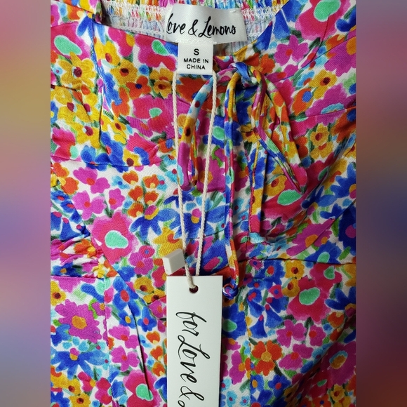 For Love And Lemons Sasha Mini Dress Small - Picture 5 of 6